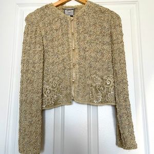 St John Couture Crop Sweater
